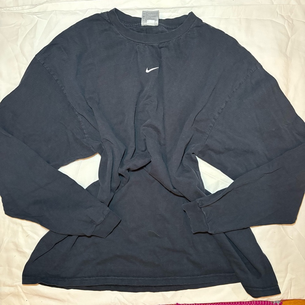 Vintage Nike Black Long Sleeve Tee